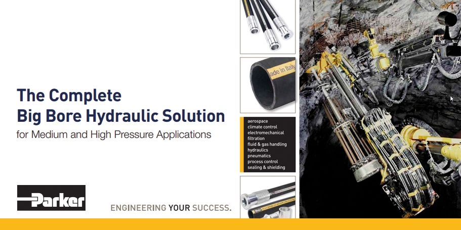 Large diameter hydraulic solutions for medium and high pressure